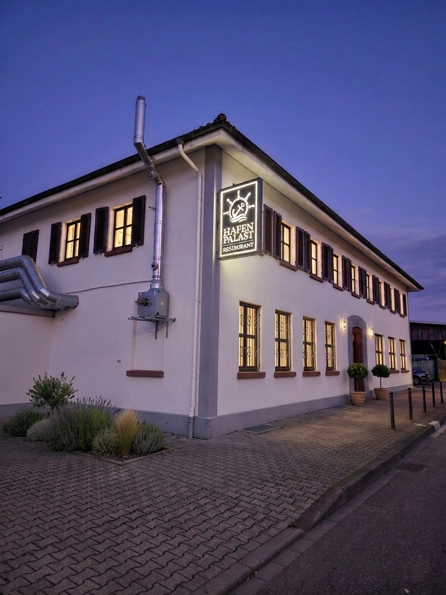 Außenansicht Hafenpalast Mannheim